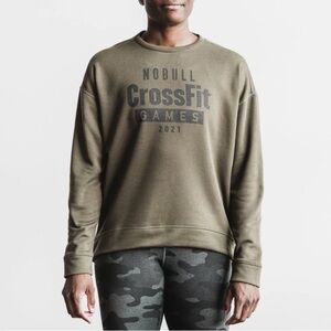 Nobull CrossFit Games 2021 Sweatshirt Army Green Size Large